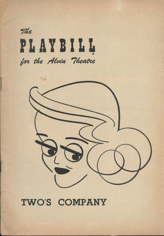 [Davis, Bette. (1908–1989)] "Two's Company" - Original Playbill