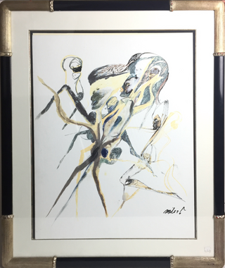 Davis, Miles. (1926–1991) Figural Drawing by Miles Davis