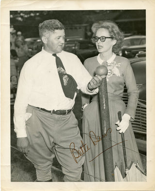 Davis, Bette. (1908-1989) Signed Photograph