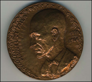 Falla, Manuel de. (1876-1946) Bronze Portrait Medal