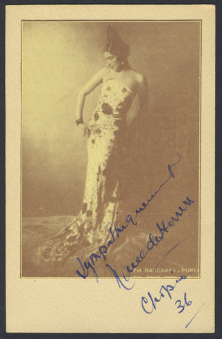 De Herrera, Nana. Signed Photograph