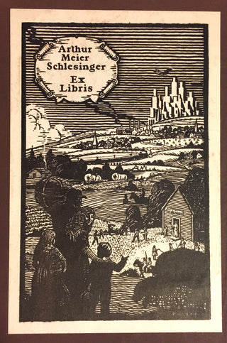 De Tocqueville, Alexis. (1805 - 1895). [Schlesinger, Arthur Meier. (1917 - 2007)] [Schlesinger Sr., Arthur M.. (1888 - 1965).  American Institutions - THE COPY OF ARTHUR SCHLESINGER