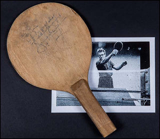 [Film] Dean, James. (1931-1955) Signed Ping-pong Paddle