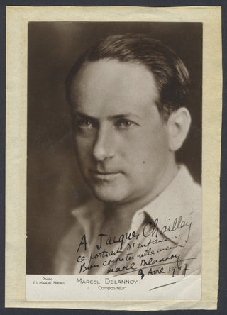 Delannoy, Marcel. (1898–1962) Signed Photograph