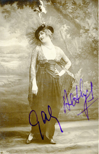 [Film & Theatre] Deslys, Gaby. (1881-1920) Signed Photograph