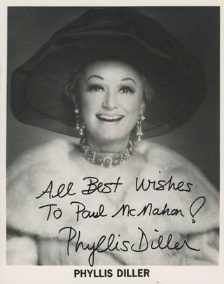 Diller, Phyllis. (1917–2012) Signed Photograph