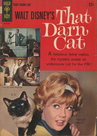 [Disney] [Gold Key Comics] [Mills, Hayley. (b. 1946)] "That Darn Cat" Tie-In Comic Book