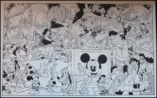 [Hollywood] [Disney] Wood, Wally. (American, 1927-1981) "Disneyland Memorial Orgy."