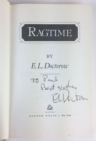 Doctorow, E. L. (1931–2015) Ragtime - SIGNED