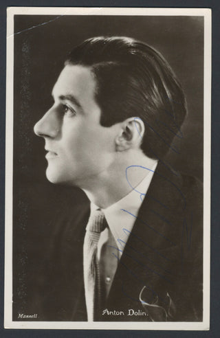 Dolin, Anton. (1904–1983) Signed Photograph