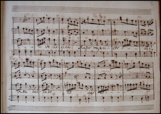 Donato, Antonio di. (ca. 1750) Eighteenth-century manuscript: "Salve Regina" in B flat for Soprano and Strings.