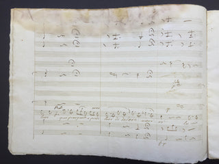 [Donizetti, Gaetano. (1797–1848)] Donzelli, Domenico. (1790–1873) Two Arias for "Fausta" - Autograph Musical Manuscripts