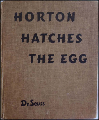 [Literature &amp; Art] [Children&apos;s Books] Seuss, Dr. [Geisel, Theodor Seuss.] (1904 - 1991) Horton Hatches the Egg, SIGNED