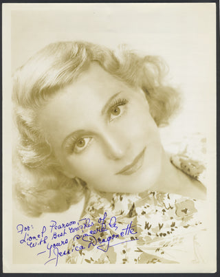 Dragonette, Jessica. (1900–1980) Signed Photograph