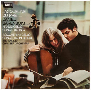 [Violinists & Cellists] du Pré, Jacqueline. (1945–1987) & Barenboim, David. (b. 1942) Haydn & Boccherini Cello Concerti - Signed LP