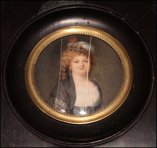 [Dugazon] Louise-Rosalie Lefebvre, aka "Madame Dugazon". (1755 - 1821) Portrait Miniature