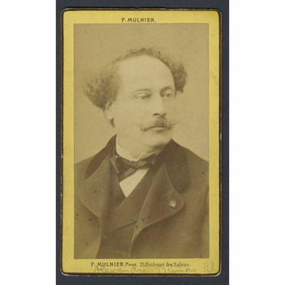 Dumas, Alexandre. (fils, 1824–1895) Original CDV Photograph