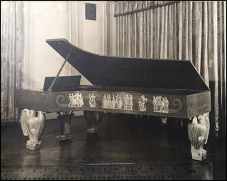 [White House Steinway] Beck, Dunbar. (1903 - 1986) Important Collection of Designs and gilted wood study for the White House Steinway