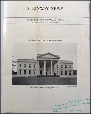 [White House Steinway] Beck, Dunbar. (1903 - 1986) Important Collection of Designs and gilted wood study for the White House Steinway