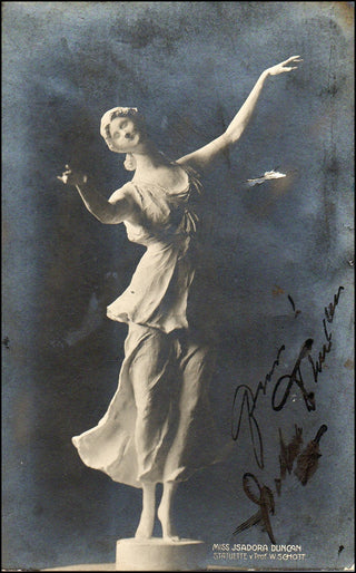 Duncan, Isadora. (1877–1927) Signed Photograph