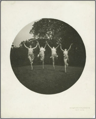 [Duncan, Isadora. (1877–1927)] Duncan Dancers Unusual Maurice Goldberg Photograph