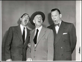 Durante, Jimmy. (1893-1980) & Cantor, Eddie. (1892 - 1964) &  Allen, Fred. (1894 - 1956) Original Photograph