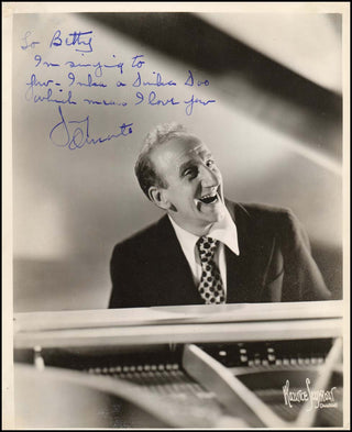 Durante, Jimmy. (1893-1980) Signed Photograph