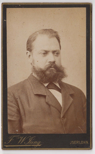 Dvorák, Antonín Leopold. (1841–1904) Early CDV Photograph