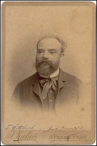 Dvorák, Antonín Leopold. (1841 - 1904) Signed Photograph