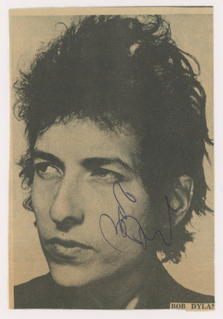 Dylan, Bob. (b. 1941) Signed Photograph