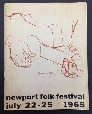 [Dylan, Bob. (b. 1941)] Newport Folk Festival - Original 1965 Program