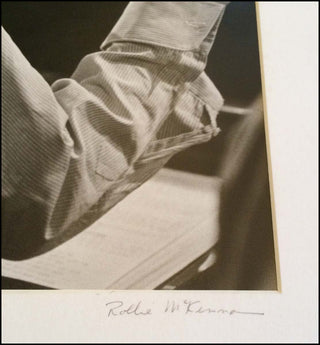 [Literature & Art] [Thomas, Dylan. (1914 - 1953)]  McKenna, Rollie. (1918 - 2003) DYLAN THOMAS - Exhibition Photograph