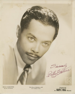 [Jazz & Song] Eckstine, Billy. (1914 - 1993) Signed Photograph