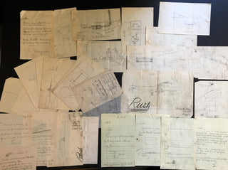 Edison, Thomas. (1847–1931) Important Archive of Autograph Letters, Original Diagrams and Instructional Sketches for Disc Record Manufacture