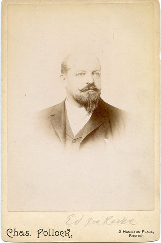 De Reszke, Edouard. (1852-1917) Original Cabinet Photograph