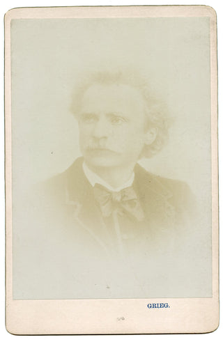 Grieg, Edvard. (1843-1907) Cabinet Photograph