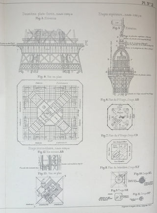 Eiffel, Gustave. (1832 - 1923) La Tour Eiffel en 1900 - SIGNED TO A FAMOUS CAR MANUFACTURER