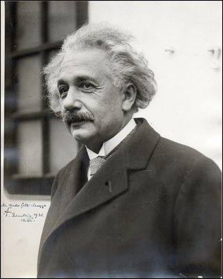 Einstein, Albert. (1879 - 1955) [Gatti-Casazza, Giulio. (1869-1940)] Signed Photograph to Gatti-Casazza