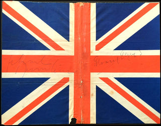 Elgar, Edward. (1857–1934) & Menuhin, Yehudi. (1916–1999) Signed Union Jack