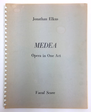 Elkus, Jonathan. (b. 1931) [Ives, Charles. (1874–1954)] Inscribed Scores and Music Manuscript