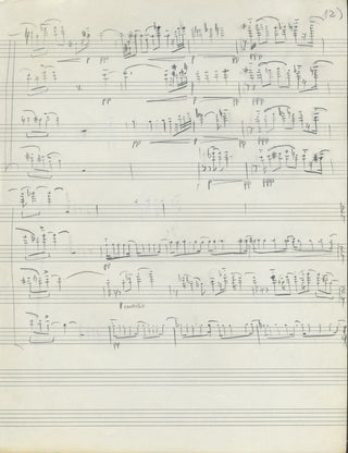 Elkus, Jonathan. (b. 1931) [Ives, Charles. (1874–1954)] Inscribed Scores and Music Manuscript