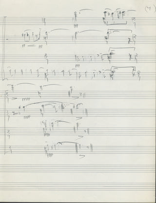 Elkus, Jonathan. (b. 1931) [Ives, Charles. (1874–1954)] Inscribed Scores and Music Manuscript