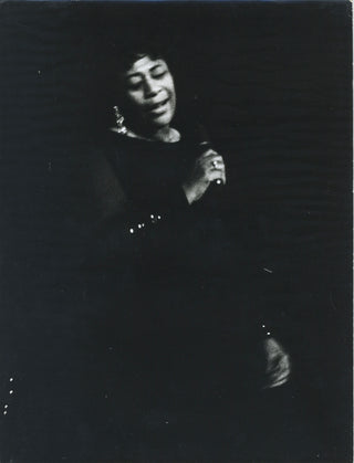 Fitzgerald, Ella. (1917–1996) [Araldo di Crollalanza  (1914 - ?)] Six Original Concert Photographs, Paris