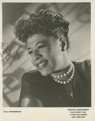 [Jazz & Song] Fitzgerald, Ella. (1917–1996) Signed Photograph