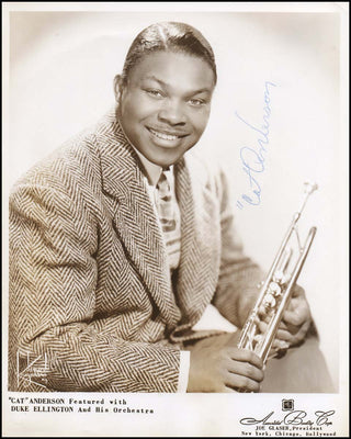 [Jazz] [Ellington, Duke. (1899-1974)]  Signed Photographs