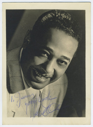 Ellington, Duke. (1899–1974) Signed Photograph