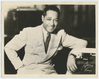 Ellington, Duke. (1899-1974) Early Signed Photograph