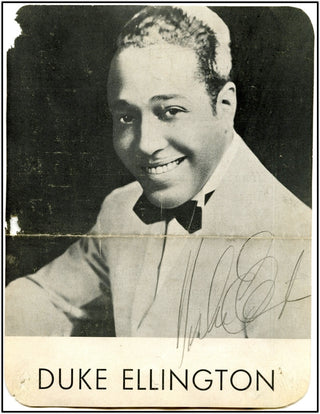 Ellington, Duke. (1899-1974) Signed Photograph