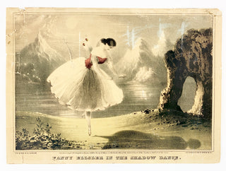 [Elssler, Fanny. (1810-1884)] Currier & Ives "Fanny Ellsler [sic] In The Shadow Dance" – Original 1846 Color Lithograph