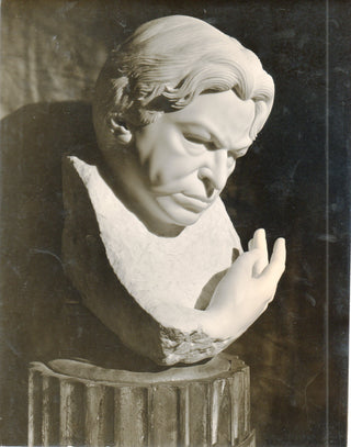 Enesco, Georges. (1881-1955) Photograph of Portrait Bust